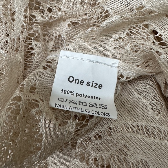 NWT Nude tan lace cardigan - Picture 5 of 10